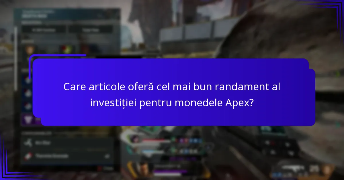 Cum pot maximiza valoarea monedelor mele Apex?