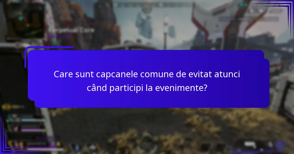 Cum pot participanții să se angajeze eficient în multiple evenimente?