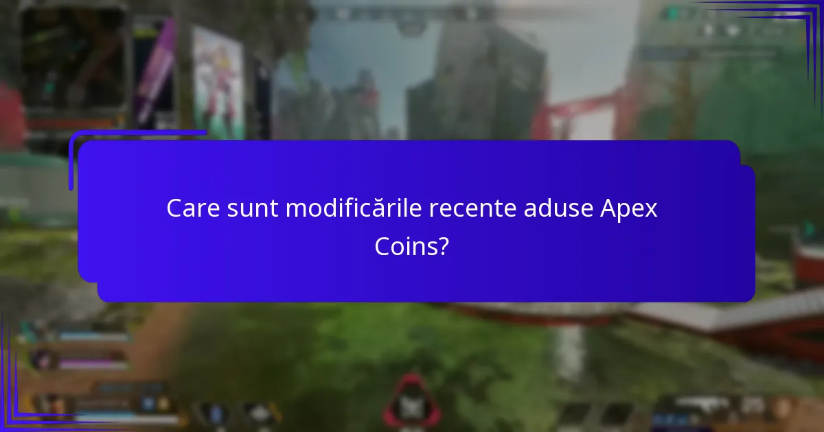 Ce caracteristici noi sunt disponibile pentru Apex Coins?