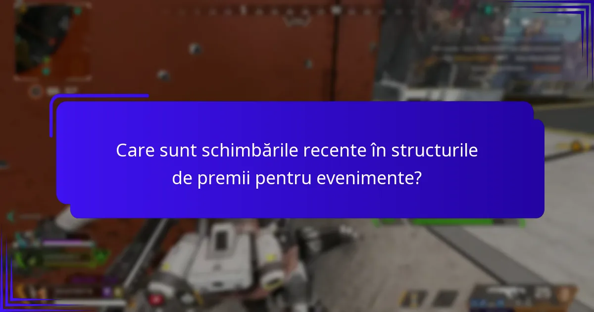 Ce oferte noi au fost introduse în premiile pentru evenimente?