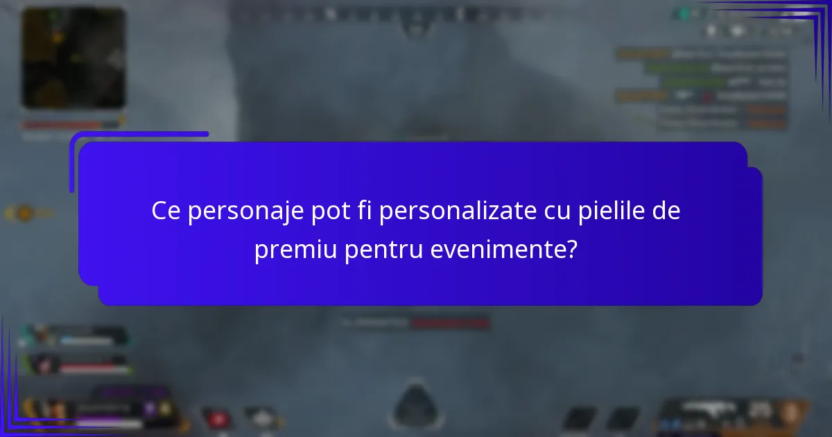 Ce designuri și teme sunt prezentate în pielile de premiu pentru evenimente?